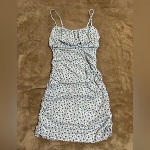 SHEIN Blue Floral Mini Dress